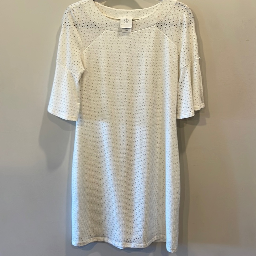 PapillionBlanc white laser cut dress